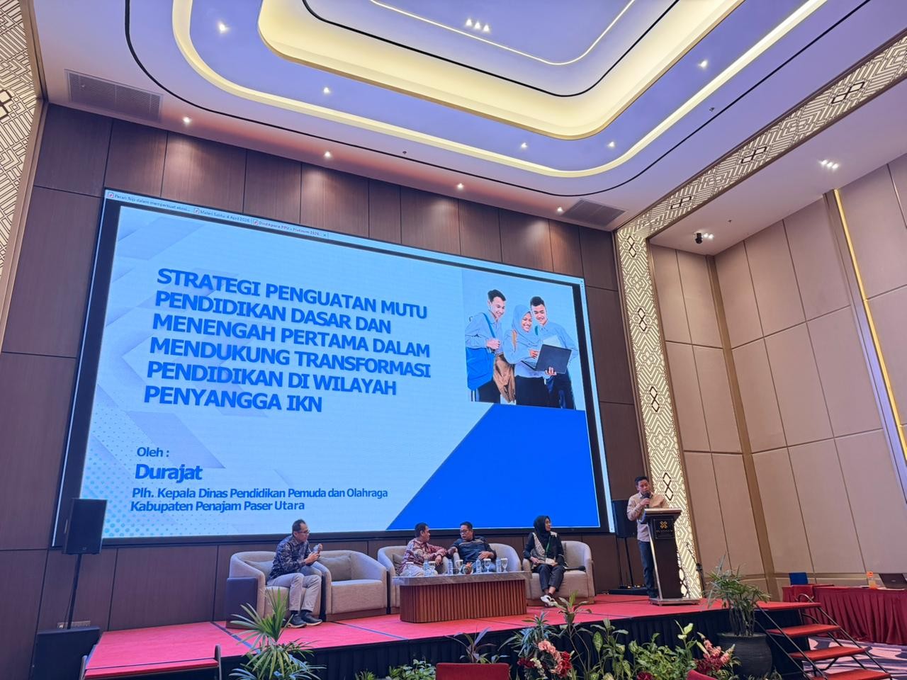 Perkuat Pendidikan di Wilayah Penyangga IKN, Plh. Kadisdikpora PPU Jadi Narasumber di Forum Akademik UNMUL