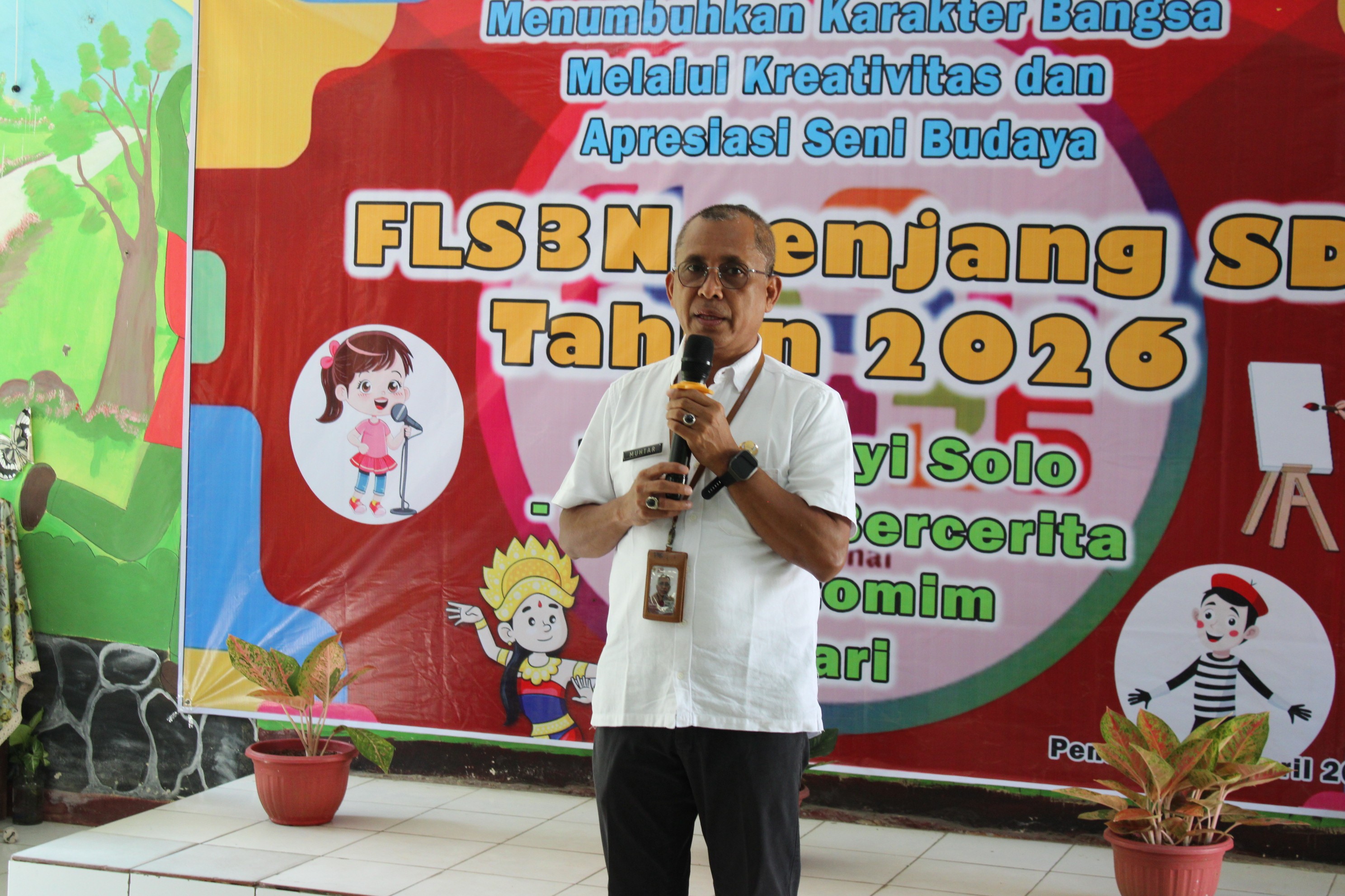 Buka FLS3N Tingkat Kecamatan Penajam, Plt. Kadisdikpora PPU Beri Dukungan Penuh bagi Bakat Siswa