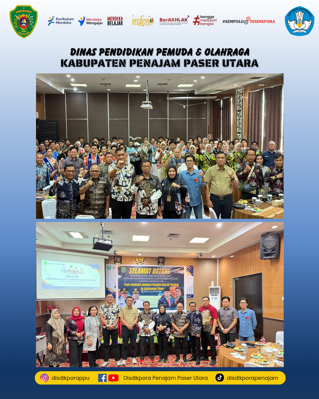 Diskusi Kepemudaan dan Pembukaan Jambore Pemuda Daerah (JPD) Kaltim 2025